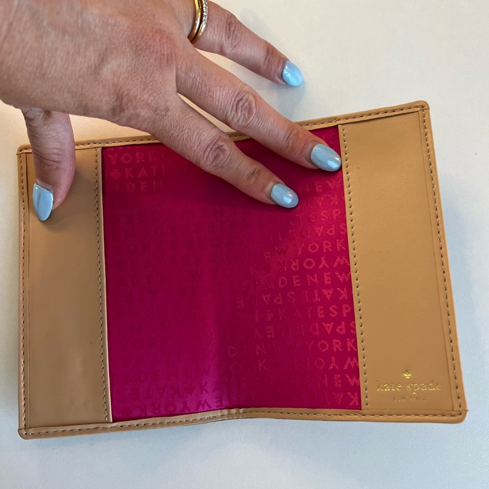 Kate Spade Wellesley Passport Holder in Black - Picture 2 of 5